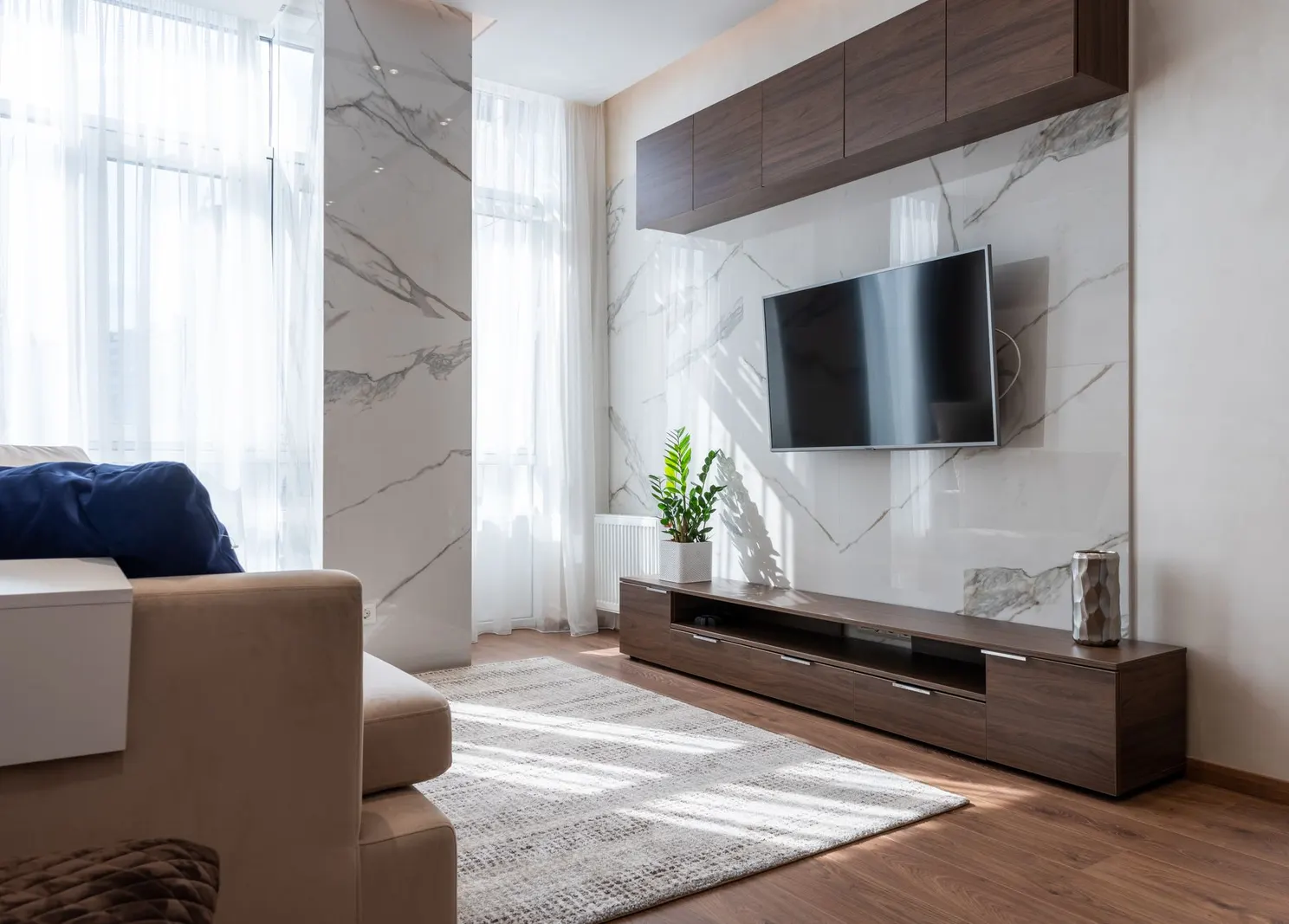 Apartamento 3 dormitórios para locação em Jararaú II, São Paulo — Sala de estar