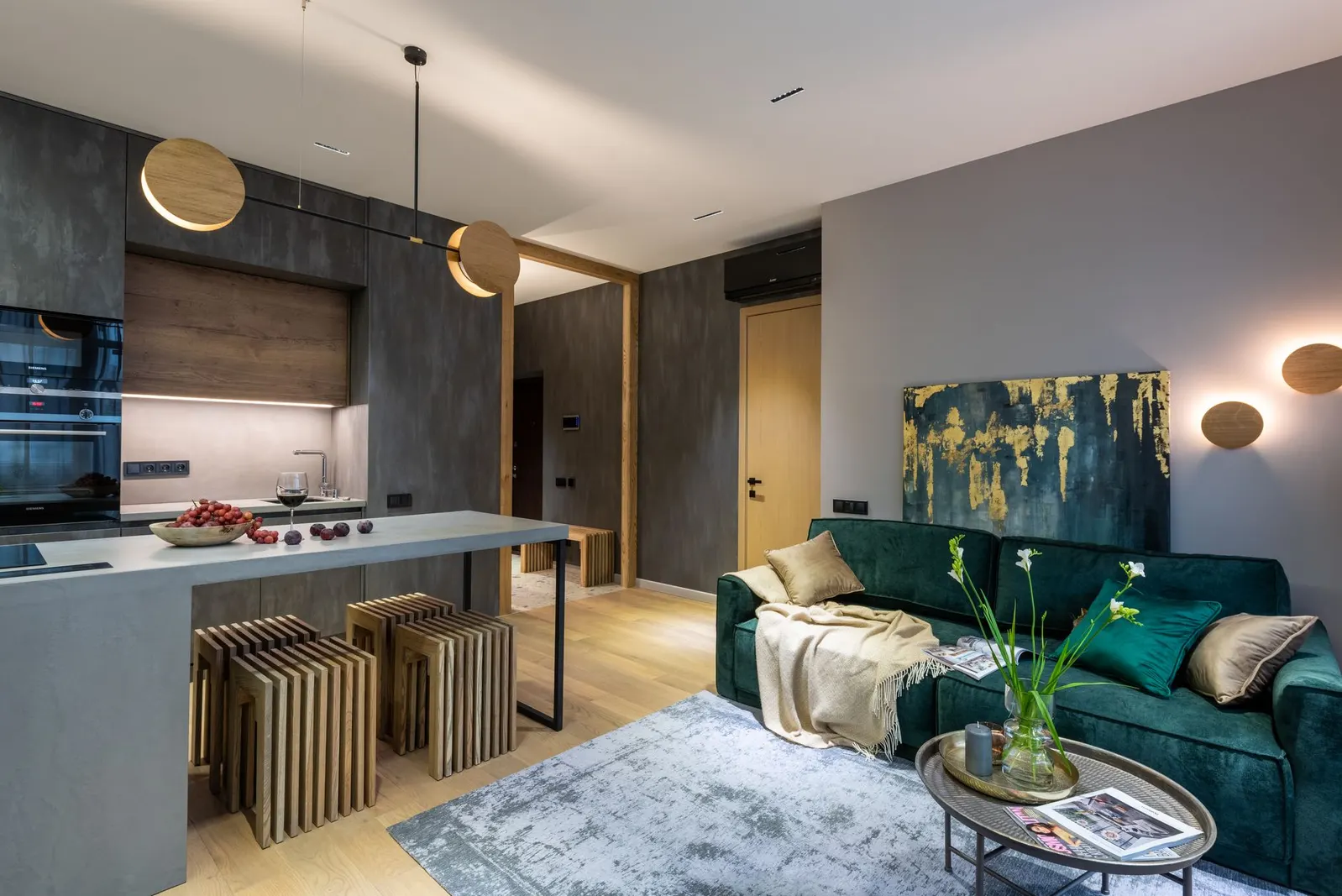 Studio para locação em Álvaro Ferreira, São Paulo — Sala de estar