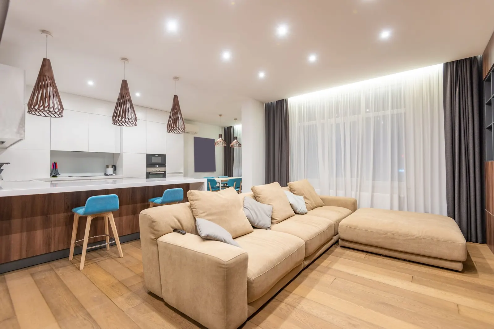 Apartamento 2 dormitórios para locação em Natal, São Paulo — Sala de estar