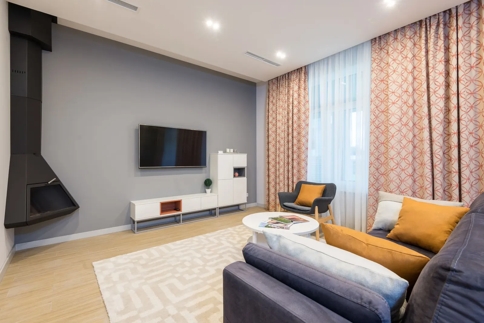Apartamento 1 dormitório à venda e para locação em Paraíso, São Paulo — Sala de estar